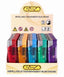 GSD LIGHTERS ELECTRONIC REFILLABLE TRANSPARENT (50)