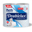 DOUBLELUX 2 PLY WHITE TOILET TISSUE 4ROLL