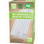 PPS PARTY BIO DEGRADABLE WHITE SMOOTHIE STRAWS 250s