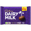 CADBURY DAIRY MILK CHOCOLATE BAR 4 PACK PMP £1.99 4pk