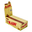 Raw Natural Unrefined Rolling paper Single Wide Organic Hemp 25 packs
