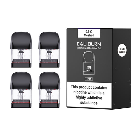 UWELL CALIBURN G3 REPLACEMENT PODS 0.9 OHM (4) Main image