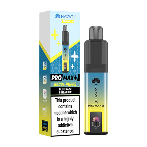 HAYATI PRO MAX+ KIT BLUE RAZZ PINEAPPLE (5) Main image