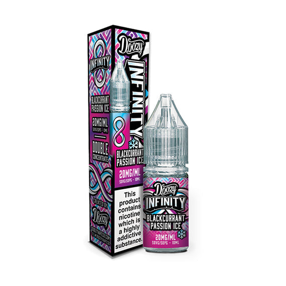 DOOZY INFINITY 10ML NIC SALTS BLACKCURRANT PASSION ICE (10) Main image