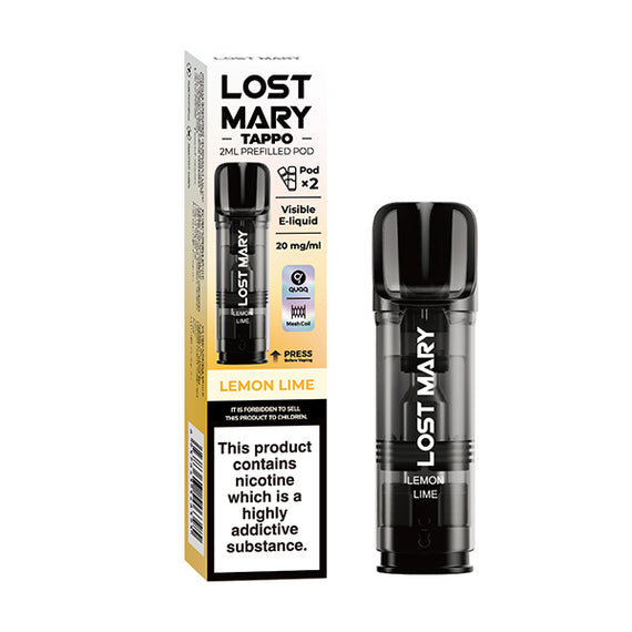 LOST MARY TAPPO PREFILLED POD LEMON LIME (10) Main image