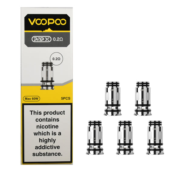 VOOPOO PNP X REPLACEMENT COIL 0.2OHM (5) Main image