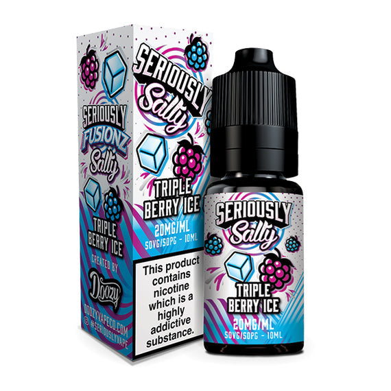 DOOZY FUSIONZ 10ML NIC SALTS TRIPLE BERRY ICE (10) Main image