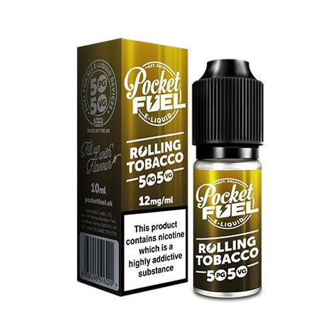 POCKET FUEL 10ML 50/50 ROLLING TOBACCO (10) Main image