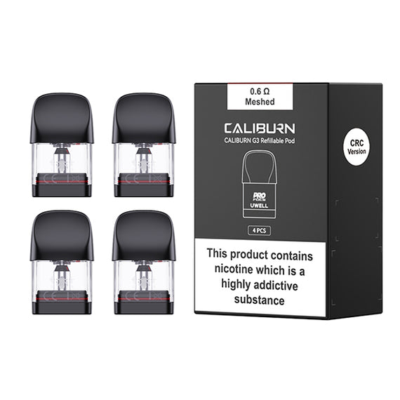 UWELL CALIBURN G3 REPLACEMENT PODS 0.6 OHM (4) Main image
