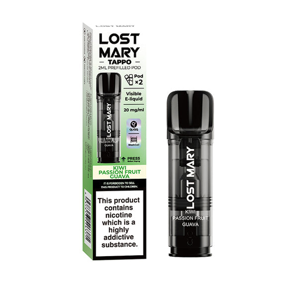 LOST MARY TAPPO PREFILLED POD KIWI PASSIONFRUIT GUAVA (10) Main image