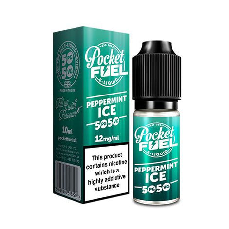 POCKET FUEL 10ML 50/50 PEPPERMINT ICE (10) Main image