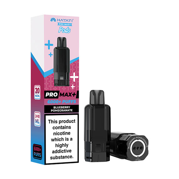 HAYATI PRO MAX+ POD BLUEBERRY POMEGRANATE (5) Main image