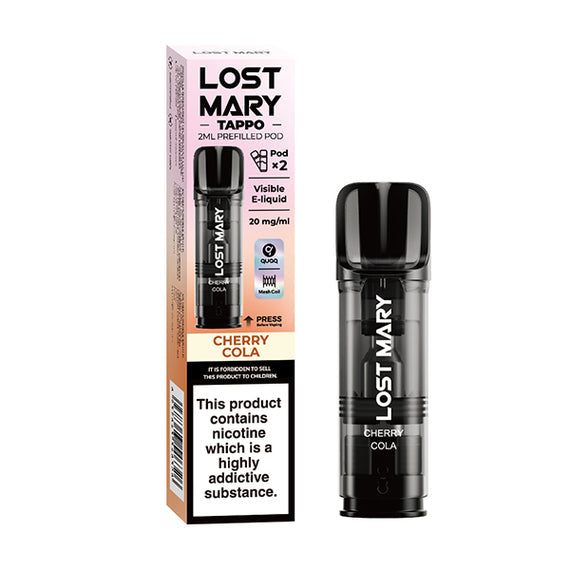 LOST MARY TAPPO PREFILLED POD CHERRY COLA (10) Main image