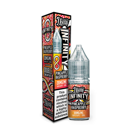 DOOZY INFINITY 10ML NIC SALTS PINEAPPLE RASPBERRY (10) Main image