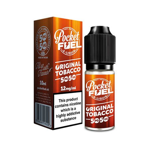 POCKET FUEL 10ML 50/50 ORIGINAL TOBACCO (10) Main image