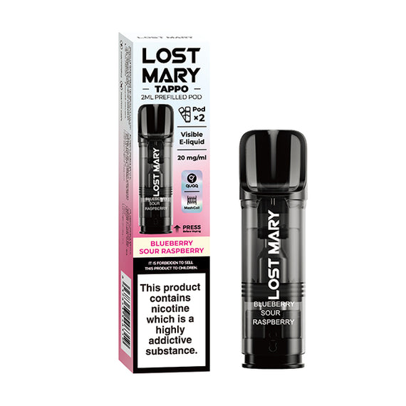 LOST MARY TAPPO PREFILLED POD BLUEBERRY SOUR RASPBERRY (10) Main image