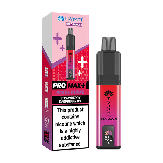 HAYATI PRO MAX+ KIT STRAWBERRY RASPBERRY ICE (5) Main image
