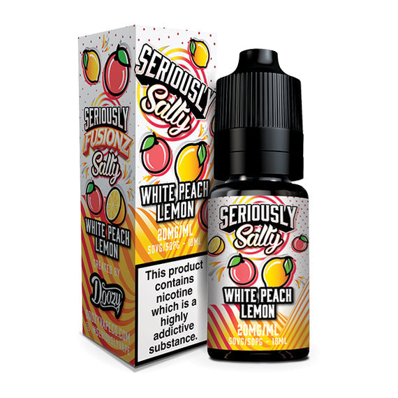 DOOZY FUSIONZ 10ML NIC SALTS WHITE PEACH LEMON (10) Main image
