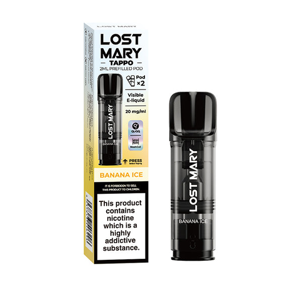 LOST MARY TAPPO PREFILLED POD BANANA ICE (10) Main image