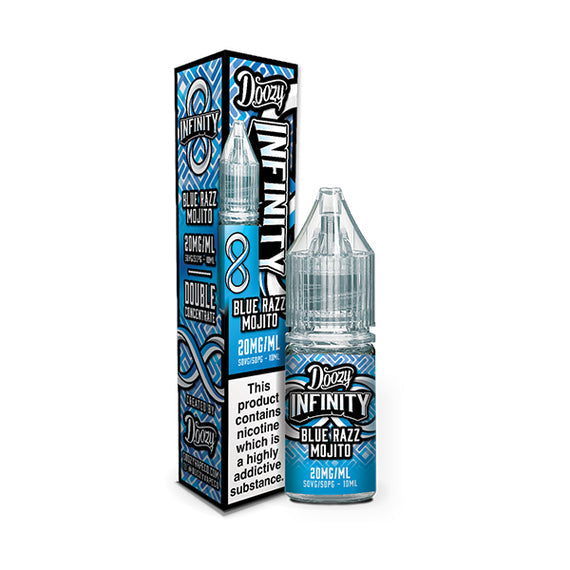 DOOZY INFINITY 10ML NIC SALTS BLUE RAZZ MOJITO (10) Main image