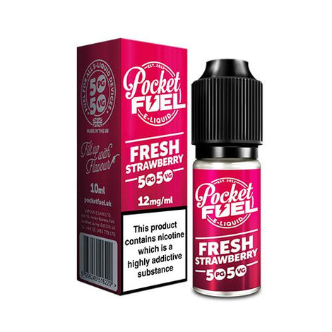 POCKET FUEL 10ML 50/50 FRESH STRAWBERRY (10) Main image