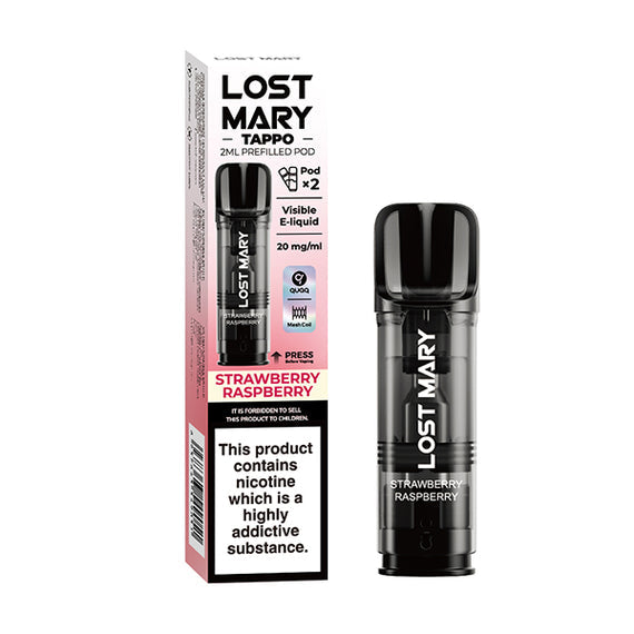 LOST MARY TAPPO PREFILLED POD STRAWBERRY RASPBERRY (10) Main image