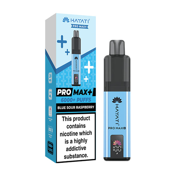 HAYATI PRO MAX+ KIT BLUE SOUR RASPBERRY (5) Main image