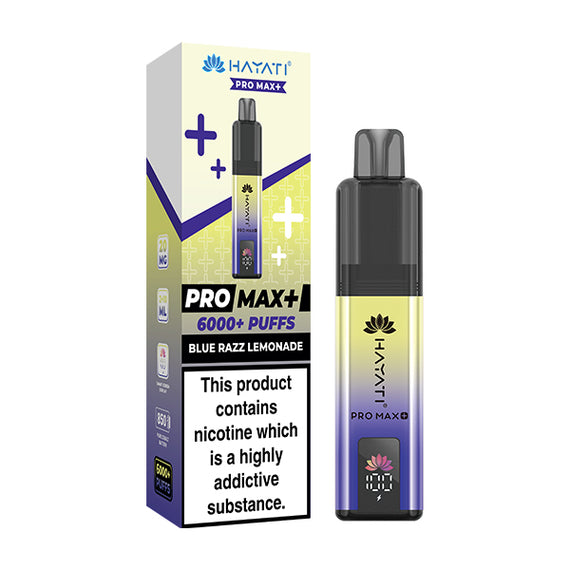 HAYATI PRO MAX+ KIT BLUE RAZZ LEMONADE (5) Main image