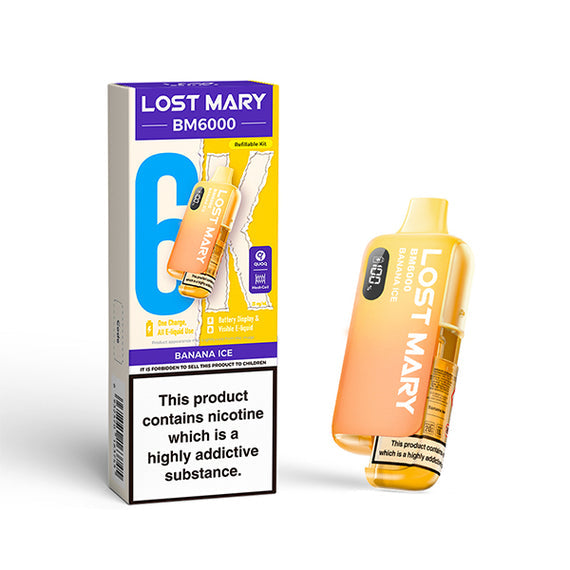 LOST MARY BM6000 KIT BANANA ICE (5) Main image