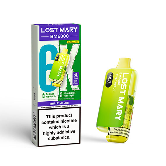 LOST MARY BM6000 KIT TRIPLE MELON (5) Main image