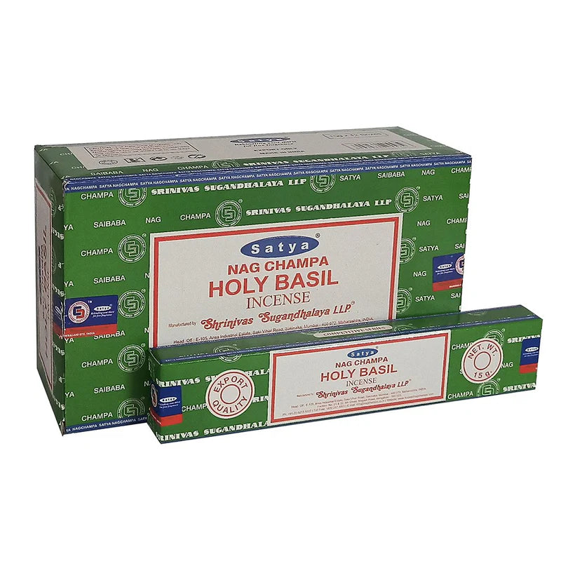 Satya Holy Basil Incense Stick 12 pack Main image