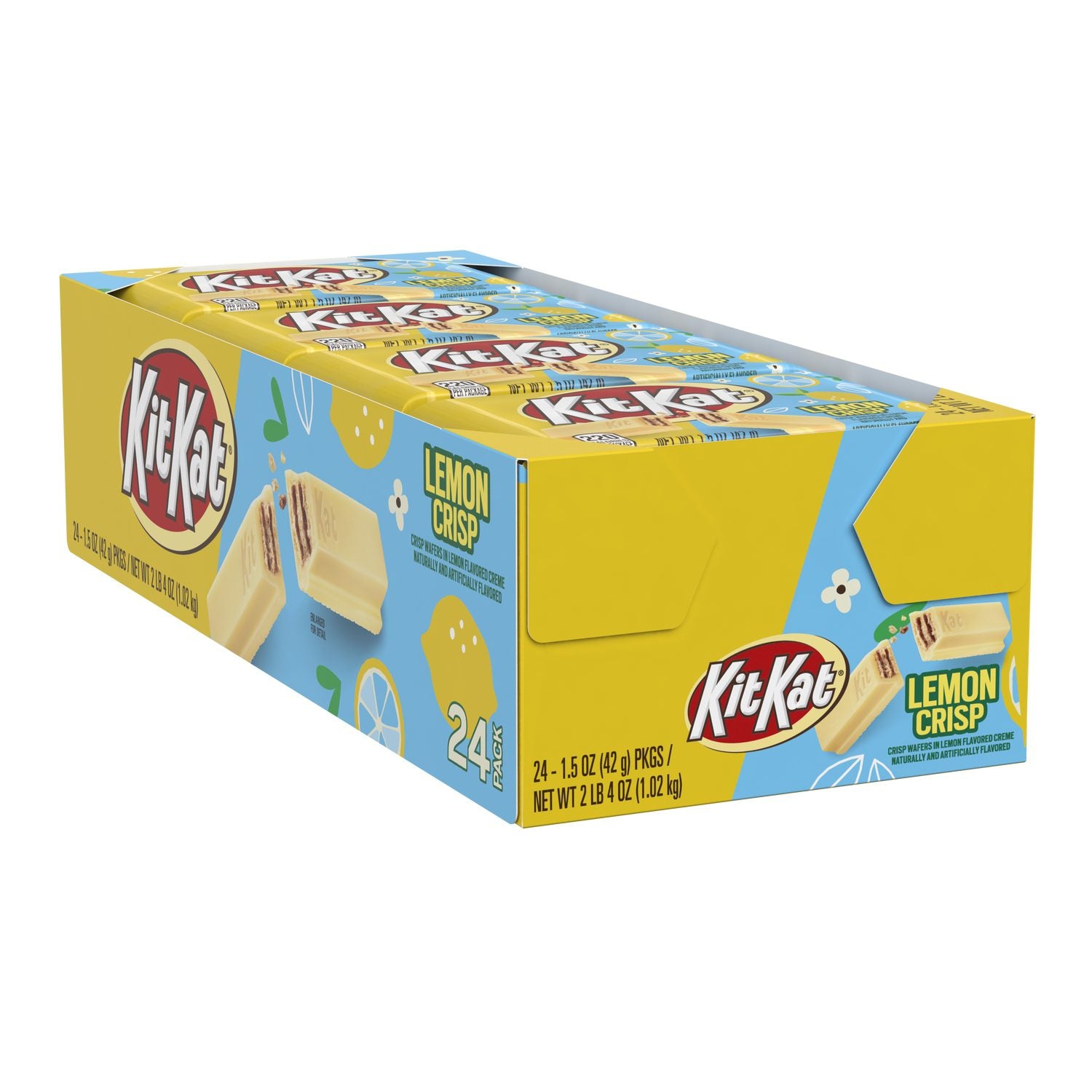 Kitkat Lemon Crips Flavour 42g 24 Pack