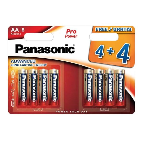 PANASONIC AA PRO POWER  - 4+4 PACK (12) Main image