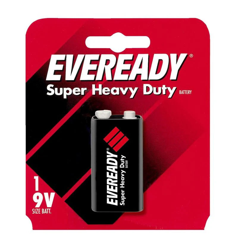 Eveready Super Heavy Duty 9V, 12 pack