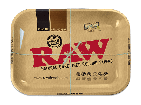 RAW Rolling Large Metal Tray With Various Design - Original