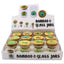 Clear Bamboo & Glass Jars (48 x 40mm)
