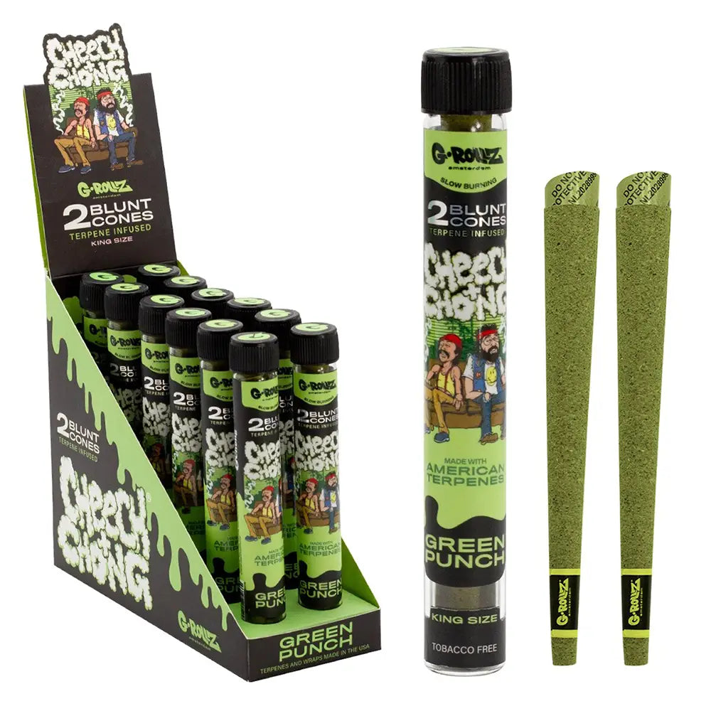 G-Rollz Green Punch King Size Blunts Cones 12 Pack Main image