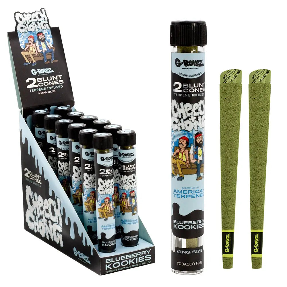 G-Rollz Blueberry Kookies King Size Blunts Cones 12 Pack