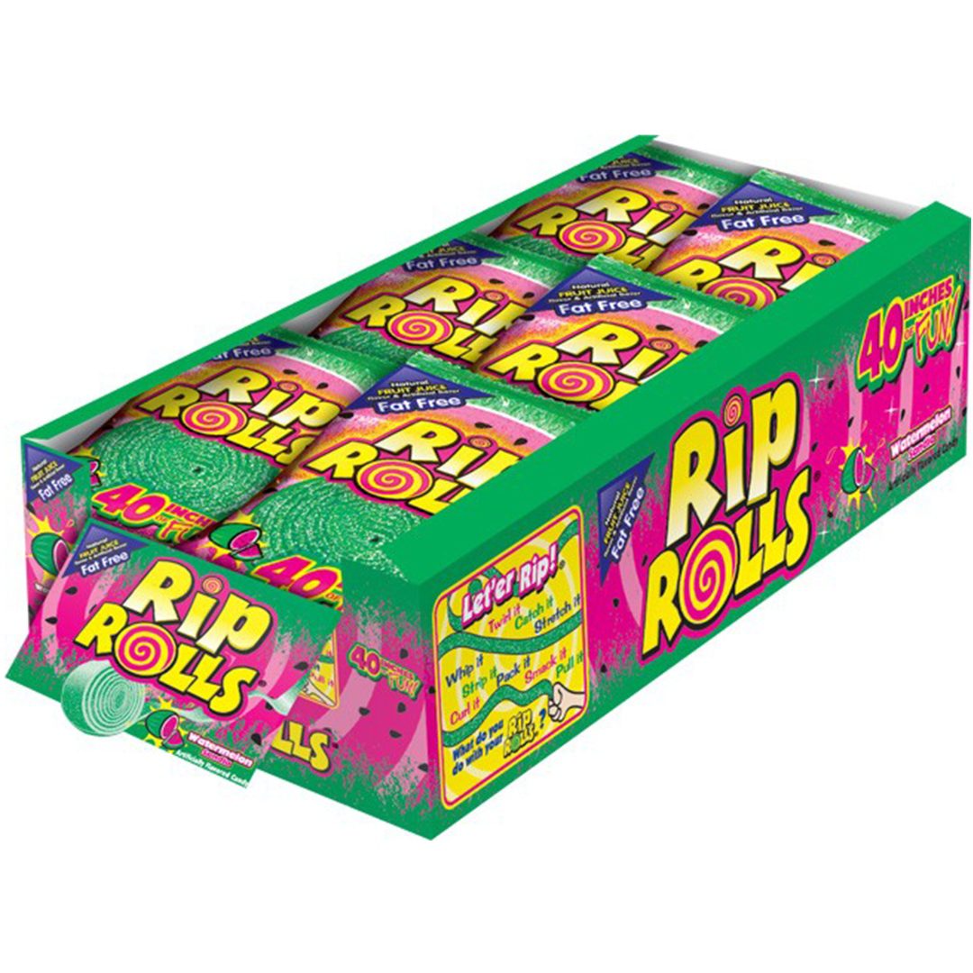Rip Rolls Watermelon Sandia 40 Rolls