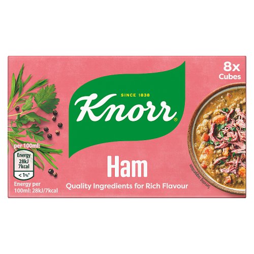 KNORR HAM STOCK CUBES 8s Main image