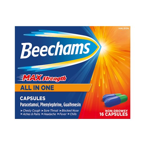 BEECHAMS MAX ALL IN ONE CAPLETS 16s Main image
