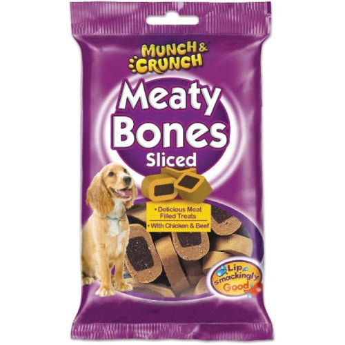 MUNCH & CRUNCH MEATY BONE SLICES 160G