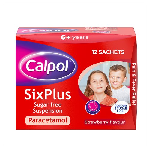 CALPOL 6+ SUGAR FREE SACHETS 12S