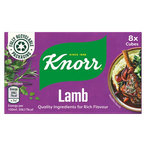 KNORR LAMB STOCK CUBES 8s