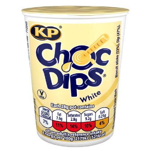 KP CHOC DIPS WHITE CHOCOLATE 32g Main image
