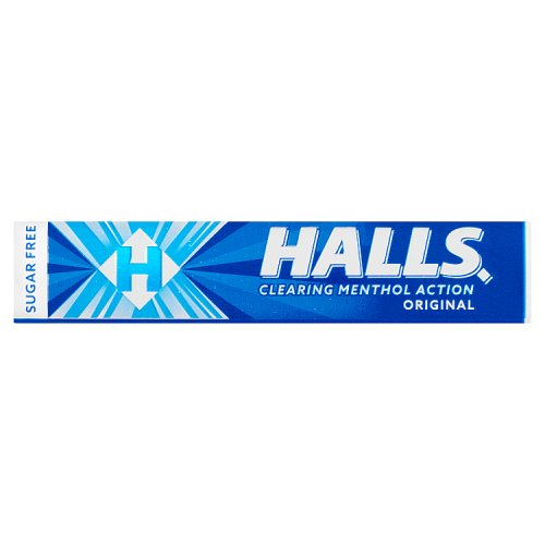 HALLS MENTHOL ORIGINAL SUGAR FREE 32g Main image