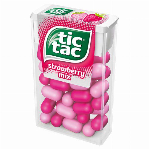 Tic Tac Strawberry Mix 18g 24 Pack