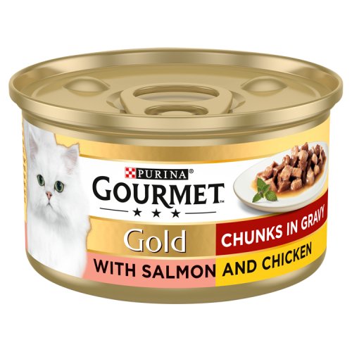 GOURMET GOLD SALMON & CHICKEN GRAVY 85g Main image
