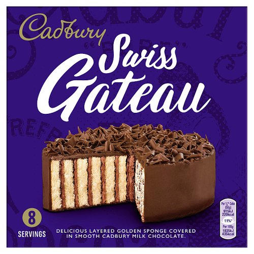 CADBURY SWISS GATEAU 355g
