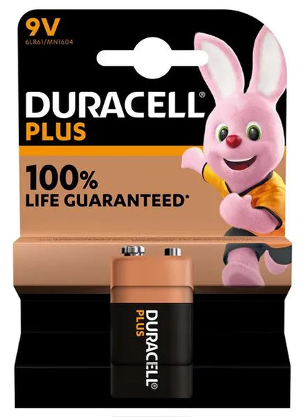 DURACELL 9V PLUS POWER +100%  - 1 PACK (10) Main image